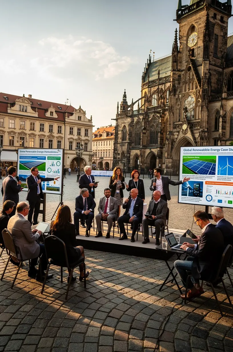 Interactive map showcasing renewable energy resources in Central Europe